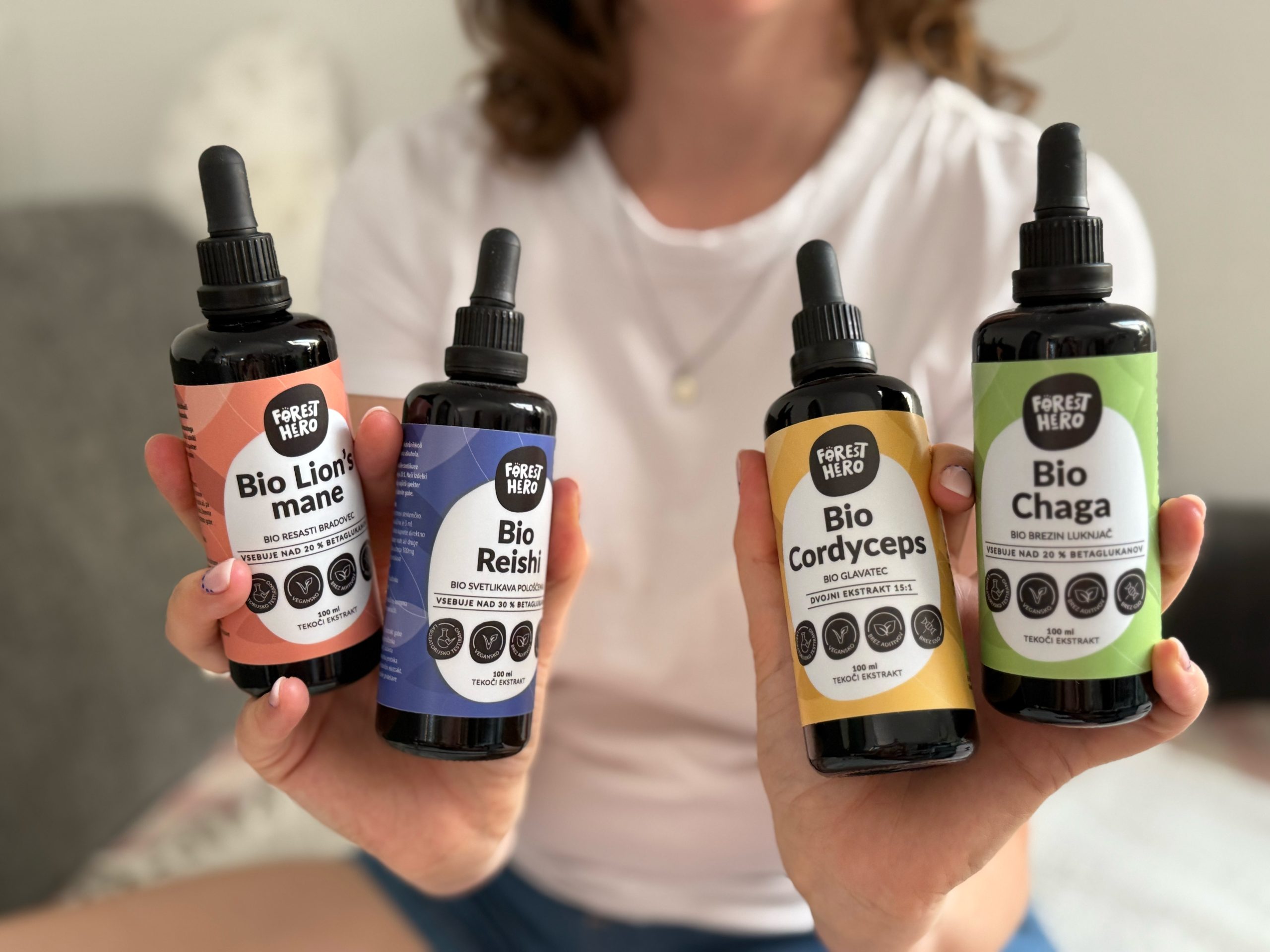 Prehranska dopolnila iz bio ekstraktov medicinskih gob v različnih formatih (kapsule, prah, tinkture, gumiji) - slika 7